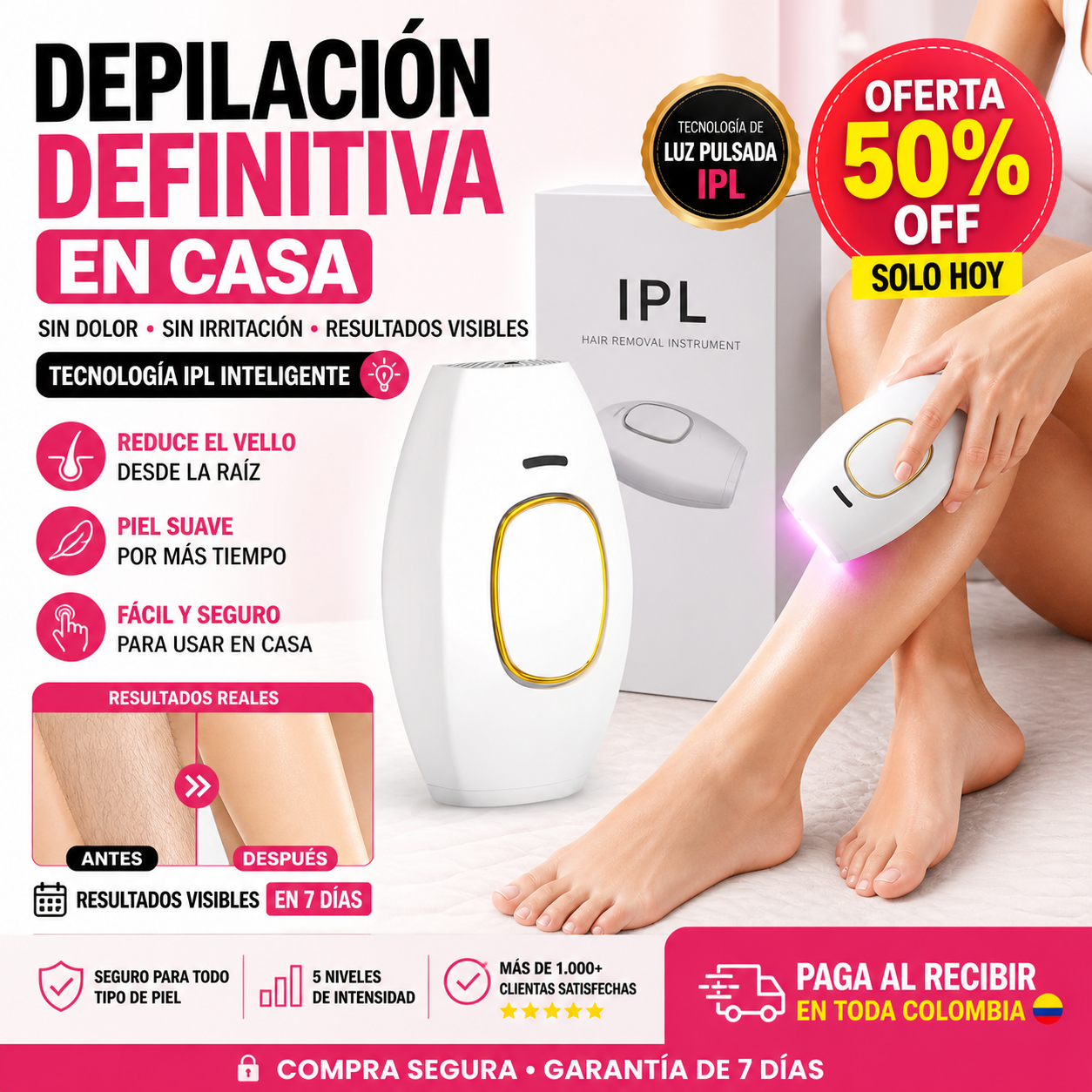 🔥 ¿Te depilas y a los pocos días vuelve el vello? 😩